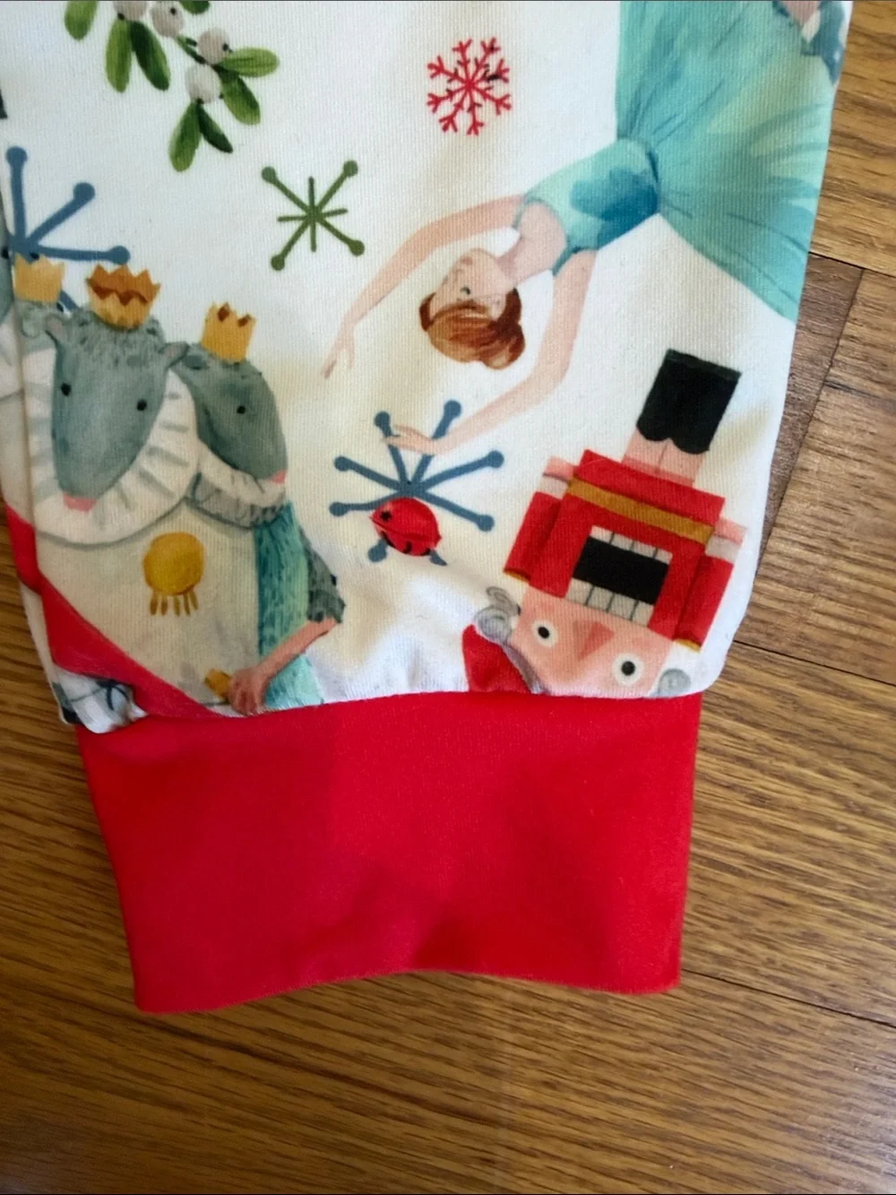 NWOT Millie Loves Lily Holiday Nutcracker & Ballerina Girl Pajamas in Red/White
